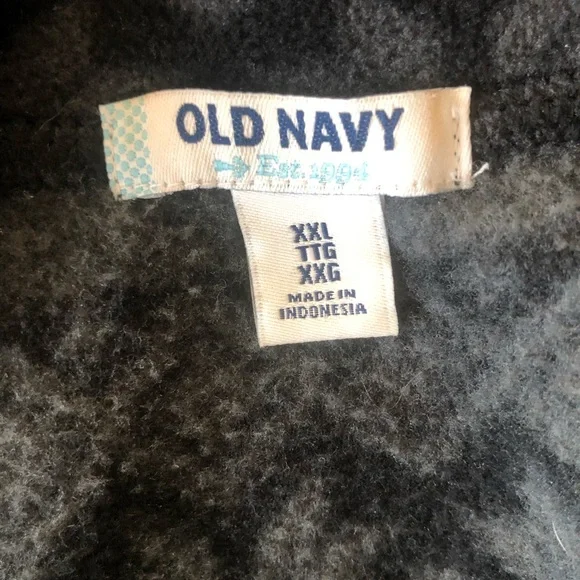 Old Navy Snowflake Fleece Zip Up Jacket XXL - Picture 4 of 5